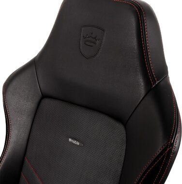 Noblechairs HERO - ігрове крісло, офісне крісло, крісло для роботи - PU-шкіра, чорно-червоне