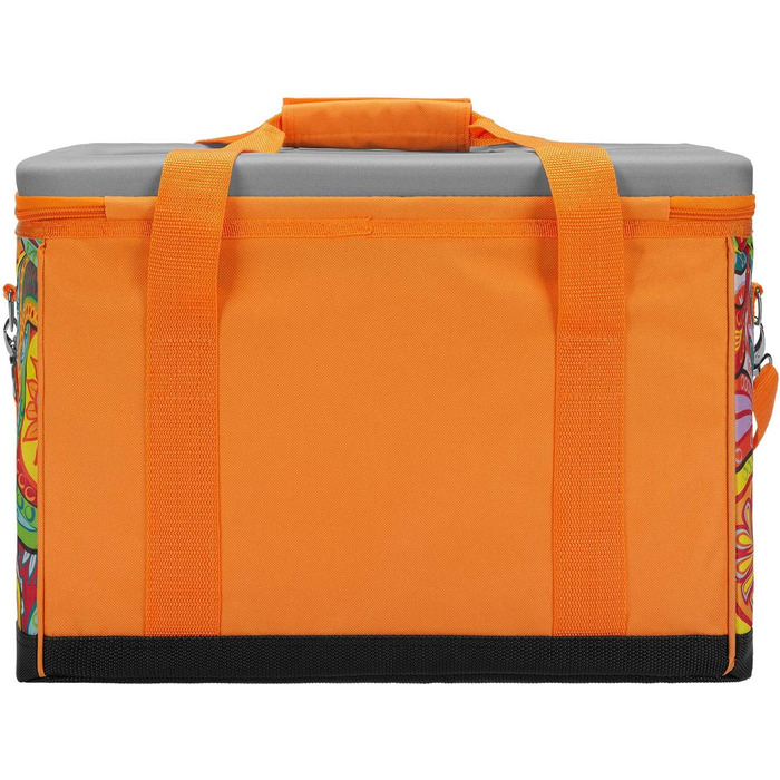 Сумка-холодильник для пікніка Anndora XL Paisley orange 40 л