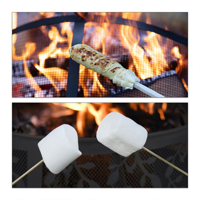 Вогнище Relaxdays із захистом від іскор