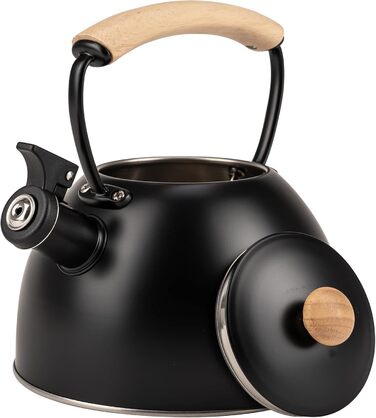 Чайник електричний KARL HAUSMANN Induktion 2.5L з авто-свистком, з нержавіючої сталі для всіх типів плит