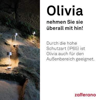 LED-лампа Zafferano Dimmable, IP65, для внутрішнього/зовнішнього використання, Micro-USB, 35.5 см, білий штекер EU