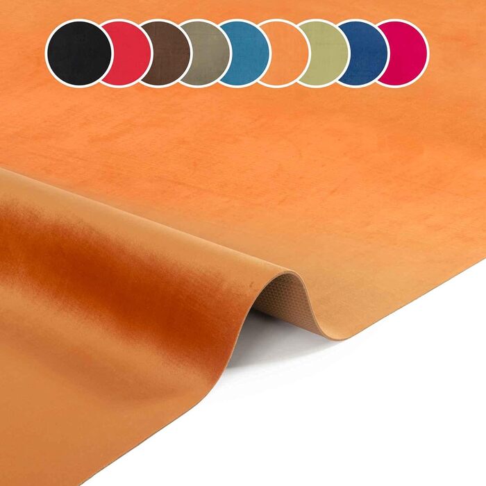 Кухонний килимок ANRO килимок для кухні килим для кухні килимок для передпокою килимок для кухні килимок для передпокою велюровий нековзний, оксамитовий, що миється (140 x 55 см, оранжево-коричневий)