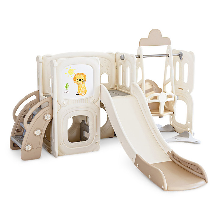 Дитячий ігровий комплекс Mealux Castle White / Brown (арт. KD-B014 White / Brown)