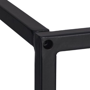 Стильна металева полиця для дров Relaxdays