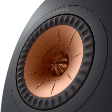 Поличний динамік KEF LS50 Meta HiFi монітор 40-100 Вт (технічний вуглець)