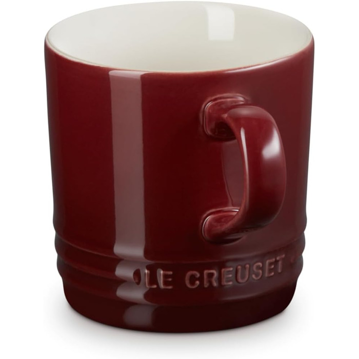 Чашка LE CREUSET з кераміки, 0.35 л, вишнево-червона, 70302350600002 (Chambray, 200 мл)