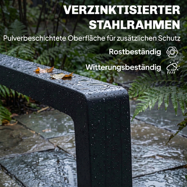 Шезлонг складаний портативний для саду з висувною підніжкою, 5 положень спинки, дихаючий матеріал