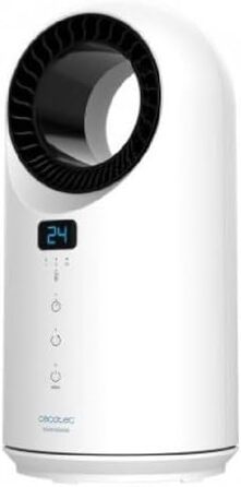 Конвектор Cecotec Warm 8400 Bladeless Connected: безлопатевий, WiFi, 1500W, сенсорне управління, LED, 3 режими, таймер, безпека