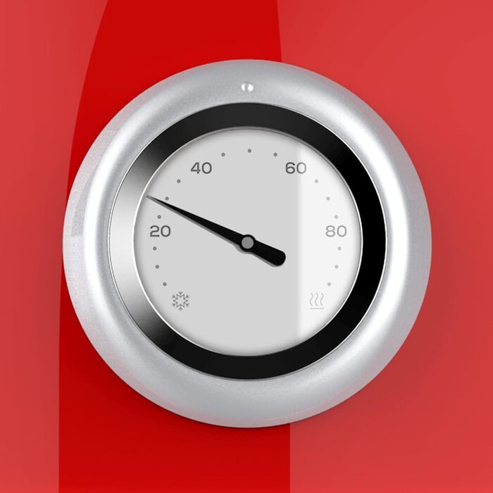 Електричний чайник Cecotec Thermosense 420 Vintage Light Red - 1.8 л, 2200 Вт, з термоіндикатором, червоний