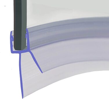Ущільнювач для душових HNNHOME 4-6 мм прозорий