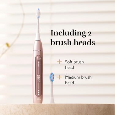 Електрична зубна щітка Silk'n SonicYou з акумулятором на 300 днів (рожева)