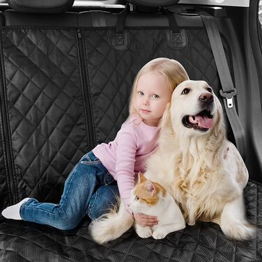 Спеціальне водонепроникне дитяче сидіння-ковдра для собак заднє сидіння автомобіля, Автомобільна ковдра для собак заднє сидіння, стійке до подряпин заднє сидіння для собак автомобільне дитяче сидіння універсальна посадка вантажівки Легкові позашляховики ч