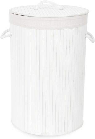 Кошик для білизни з бамбука знімний мішок - стильний аксесуар для ванної, спальні або пральні, декоративне зберігання