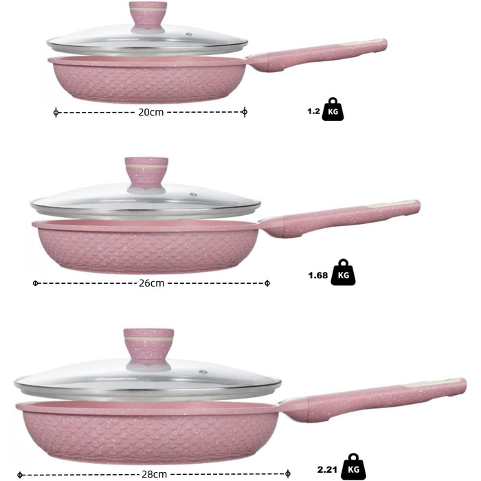Сковорода для крепів DYGG 28 см з антипригарним покриттям з граніту. Ідеальна для приготування млинців, панкейків, доса. Зручна ручка, легкий догляд.
