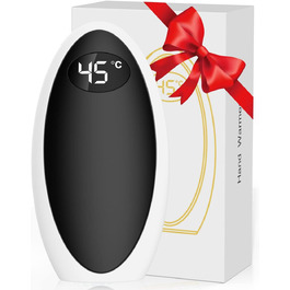 Грілка для рук Powerbank 5200mAh, USB, електрична, для активного відпочинку, зимовий подарунок для дітей, жінок та чоловіків (Чорний)