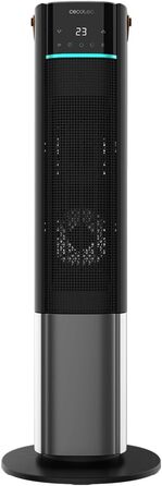 Керамічний обігрівач Cecotec ReadyWarm 10050 Top Ceramic Pro, 2200 Вт, з осциляцією, 3 режими, світло, керування сенсором та пульт, система безпеки