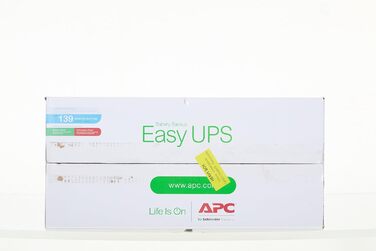 ДБЖ APC by Schneider Electric Easy UPS - BVX700LI-GR - джерело безперебійного живлення 700 ВА з виходами Schuko, запобіжник акумулятора та захист від перенапруг, резервний акумулятор зі стабілізатором, світлодіодні індикатори (1600 ВА / 900 Вт, виходи DIN