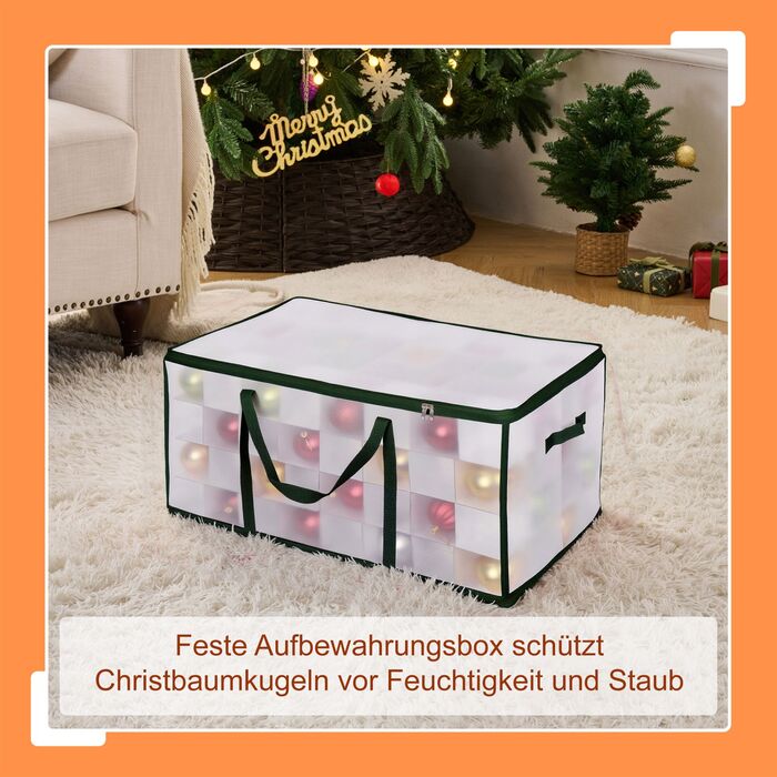 Коробка для зберігання новорічних кулі