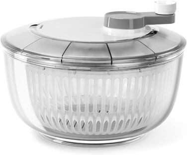 Ручний відцентровий салатник KEOUKE - великий, для салатів, білий, садовий