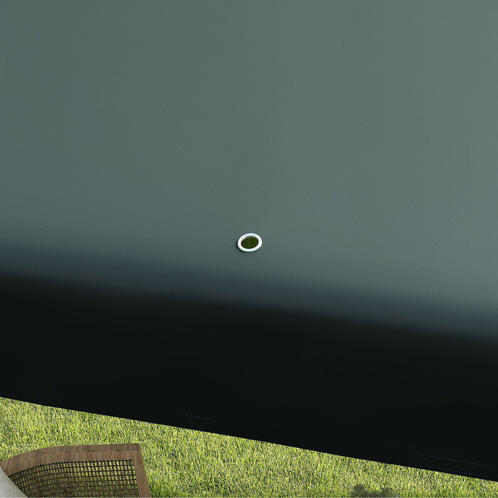 Павільйон 2,7x2,7 м, швидкий монтаж за допомогою клік-системи, нержавіюча сталева рама, темно-зелений