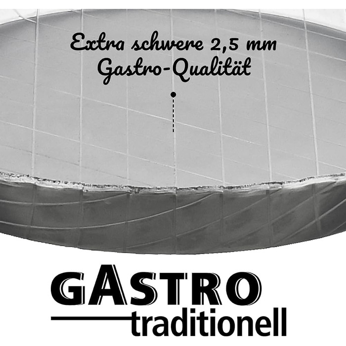 Традиційна, кована залізна сковорода - (20 см), 860574 Gastro