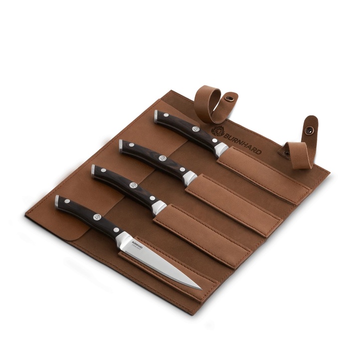 Набір ножів для стейків Burnhard 4 шт 24 см в чохлі