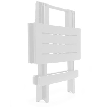 Журнальний столик Adige білий пластик 50x45x43см