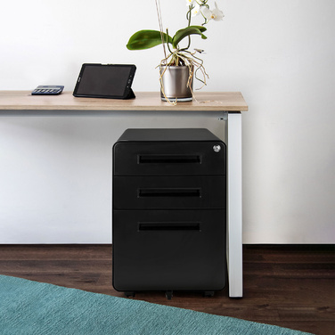 Контейнер на колесах COLOR PLUS I Metall schwarz від hjh OFFICE