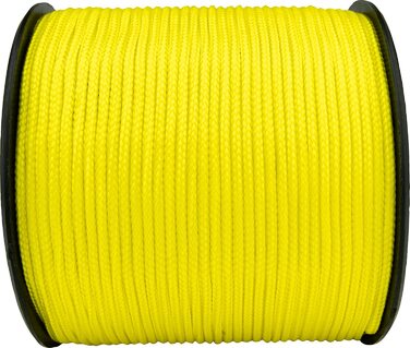 Рулон парашутного шнура Web-tex - товщина 3 мм - Довжина 100 м (жовтий)