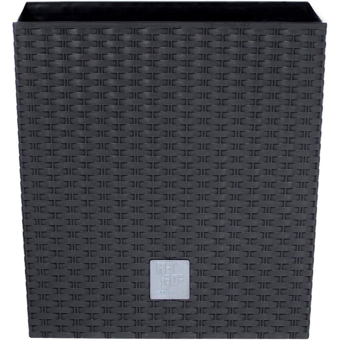 Пластиковий горщик для рослин 32 літри, 32 x 32 x 32,5 см, колір антрацит