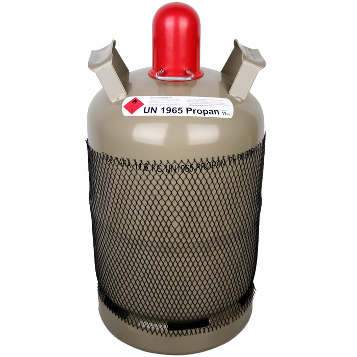 11 кг балон з пропаном для кемпінгу, гриля, опалення та пальникових приладів - порожній