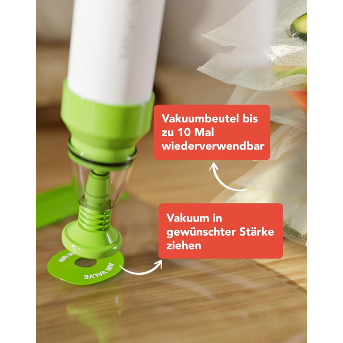 Су-від прилад KitchenBrothers - Су-від стік - Су-від набір - для приготування їжі за технологією су-від - 1200W, чорний, з аксесуарами