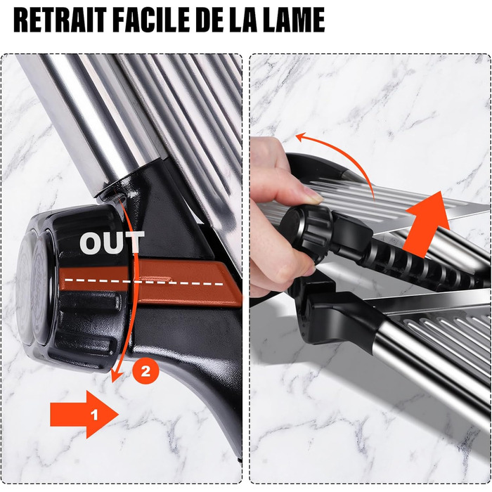 Машхоум Mandoline 5-в-1: набір для нарізки овочів та фруктів з нержавіючої сталі, 40 см