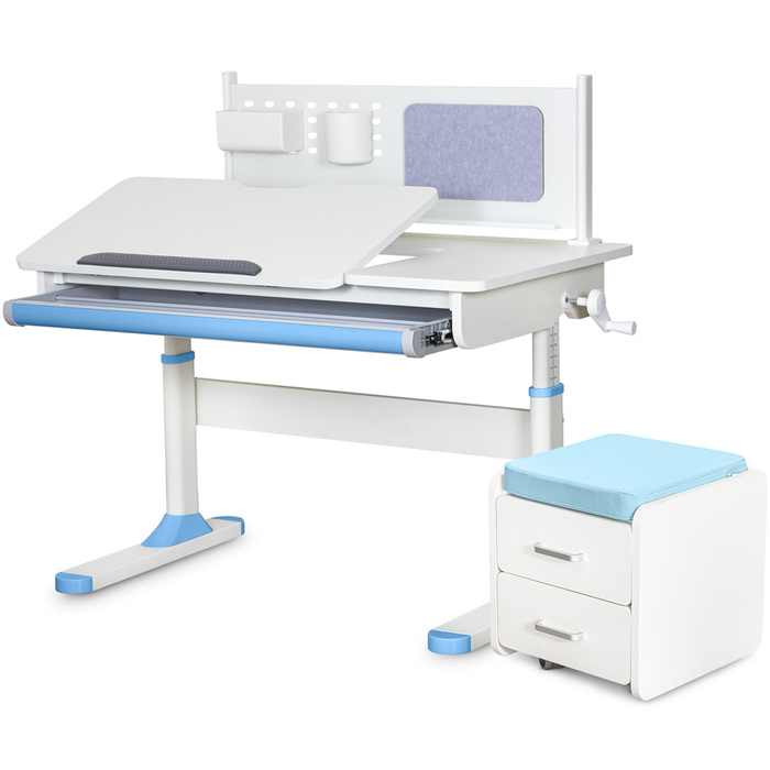 Комплект (S) ErgoKids TH-325 (парта + тумба) (арт.TH-325 + BD C3_ BLUE)