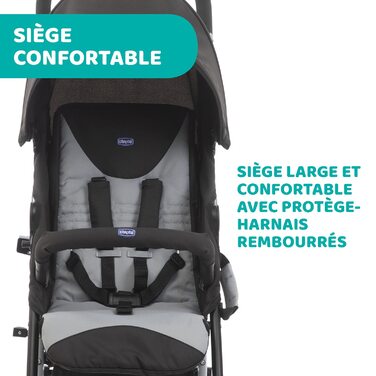 Дитяча коляска Chicco Echo, зелена, для дітей до 22 кг, регульована спинка, великий сидіння, бампер, складаний капюшон, дискові гальма та поворотні колеса