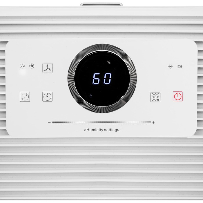 Тотек TTK 64 HEPA – Електричний осушувач повітря з HEPA-фільтром, 24 л/добу, 50 м², 125 м³