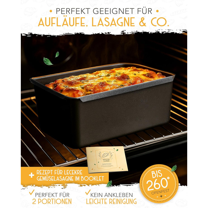 Форма для випікання хліба з кришкою та кошиком для підйому тіста - Robuste 28см, чавун. Ідеальна для випікання хліба, тостів, кексів. Чавунний горщик для випікання хліба, форма для хліба, аксесуари для випікання.