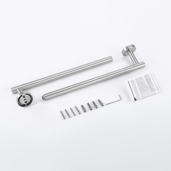 Тримач для рушників KES, стійка для рушників, нержавіюча сталь SUS304, настінний, 70 см, щітка, A2000S70B-2