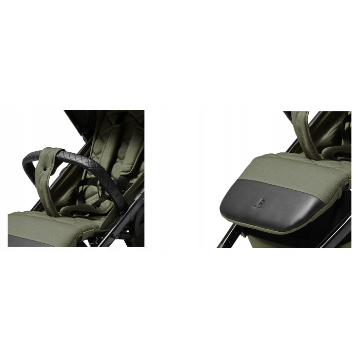 Дитячий прогулянковий візок 4BABY Xplode, зелений, алюмінієвий, з можливістю компактного складання