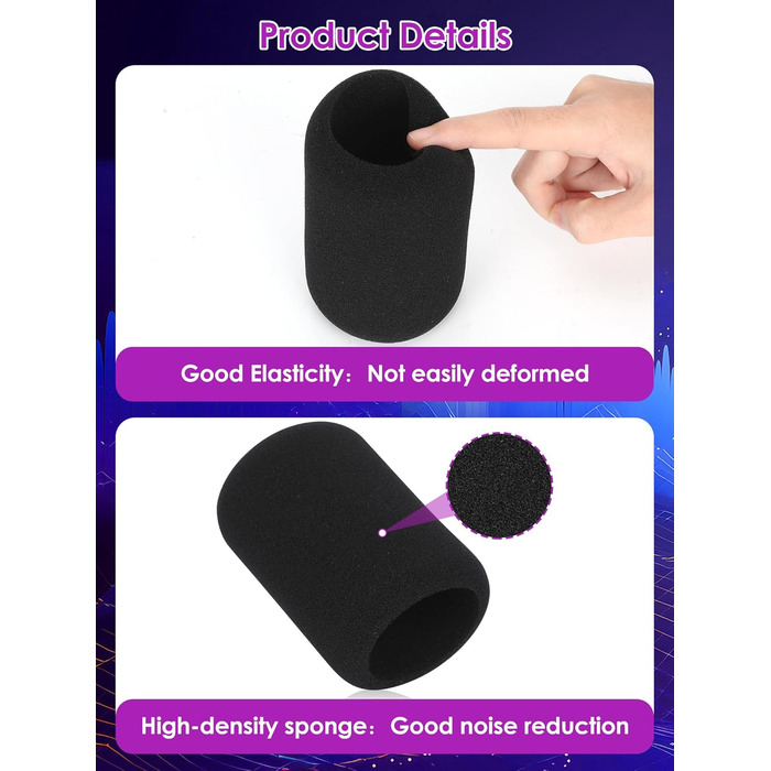 Стрічковий мікрофон HyperX QuadCast з кріпленням та поп-фільтром YOUSHARES - для QuadCast S, Fifine AM8, Blue Yeti, Razer Seiren Mini V3