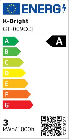 LED-лампа K-Bright 2 шт. з регулюванням яскравості, акумуляторна, бездротова, перезаряджувана, 3000K/4000K/6000K, три колірні температури, USB-C, IP54, вологостійка, білий колір