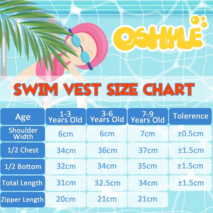 Дитячий рятувальний жилет OSHYLE-неопренова рятувальна куртка для хлопчиків і дівчаток, плаваючий неопреновий рятувальний жилет для малюків від 1 до 9 років (L (7-9), Помаранчевий)