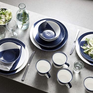 Набір посуду Royal Doulton 40036124 миски достатку, порцеляна, темно-синій