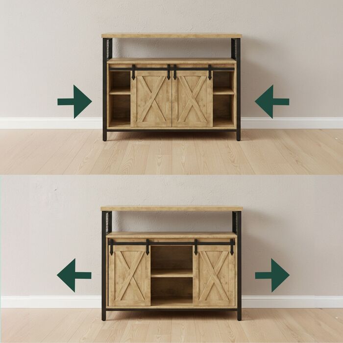 Тумба з розсувними дверцятами Relaxdays