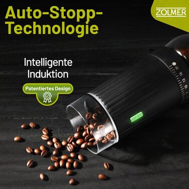 Ручна кавомолка з нержавіючої сталі, регулювання помелу для еспресо, фільтр-кави та мока. Компактна та міцна кавомолка.