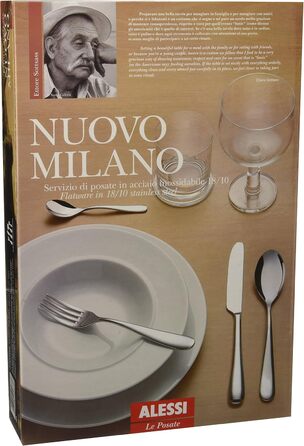 Набір столових приборів Alessi Nuovo Milano, 24 штуки