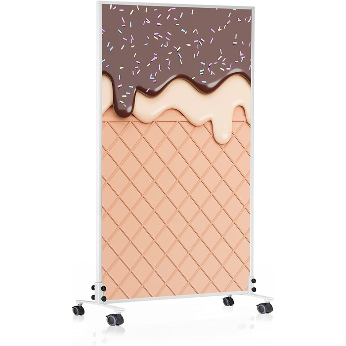 Інфрачервовий обігрівач Könighaus Standgerät - att: Економія енергії, нагрівання за 2 хвилини, термостат, мобільний, з ніжками, мотив: живопис (1200 Вт, лід)