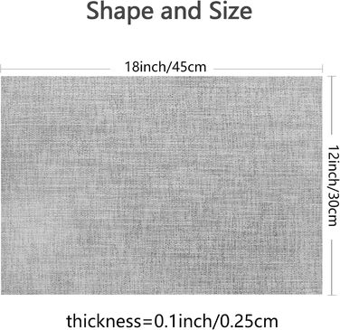 Набір тканинних серветок DACHUI (8 шт.) - сірий, водонепроникні, стійкі до високих температур, миючі, довговічні