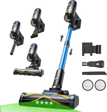 Акумуляторний пилосос Vexilar Leichter 6-в-1 для дому та авто, 450W, синій