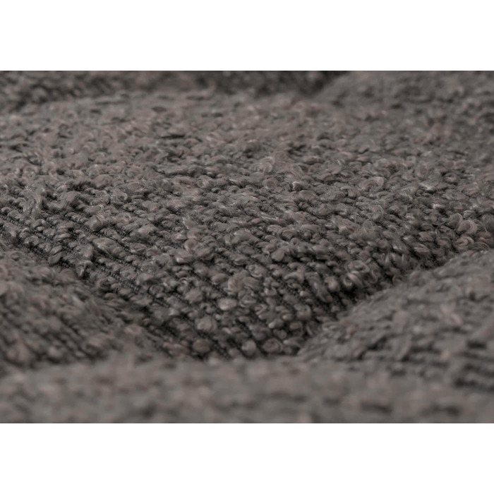 Набір з 2 барних стільців Mendler HWC-G87, регульовані по висоті, обертаються, з тканини Boucle (450г/м²), FSC® сертифіковані (темно-сірий)